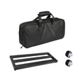 thumbnail image 2 of Pedalera de efectos de guitarra, pedalera de efectos de metal, resistente, portátil universal con bolsa de transporte, pedalera de bajo, , METRO M, 2 of 7