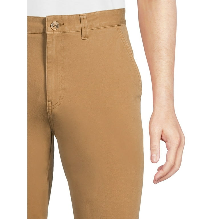 3-Pack Men's Flex Stretch Slim Fit Cotton Everyday Chino Pants (31 Inseam)