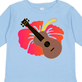 thumbnail image 4 of Inktastic Ukulele Hawaiian Music Gift Girls Long Sleeve Toddler T-Shirt, 4 of 5