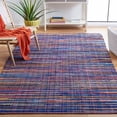 thumbnail image 3 of SAFAVIEH Rag Petar Striped Cotton Area Rug, Blue/Multi, 4' x 6', 3 of 14