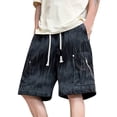 thumbnail image 2 of Mens Shorts, Mens Cargo Shorts Lightweight Casual Hiking Camping Travel Plus Size Short Pants for Men with Multipleple Pockets, 2 of 9