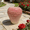 Pink + Resin + Art Deco, variant on 13.4" Red Strawberry-Shaped Resin Stool, Multi-Purpose Indoor/Outdoor Side Table & Plant Stand