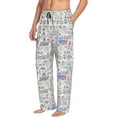 thumbnail image 2 of Daiia America Landmarks2 Men's Sleep Pant with Pockets and Drawstring,Pajama Pants-X-Large, 2 of 9