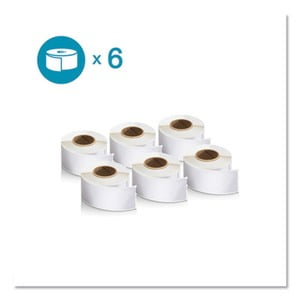 DYMO, DYM2050818, Label Writer Rolls, 130 Per Pack, White