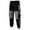 Black, variant on WXLWZYWL Men's Jogger Pants Casual Punk Tapered Leg Hipster Cargo Baggy Techwear Streetwear Hip Hop Couple Women Unisex Sports Casual Sports Pants