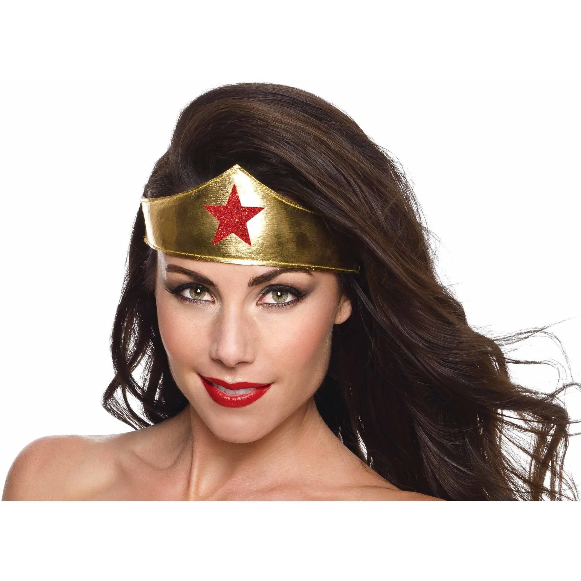 Wonder Woman Adult Headband Costume Accessory, One Size Fits Most