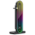 thumbnail image 1 of Graphics Card Bracket 5V 3Pin ARGB With LED Smart Temperature Display Screen VGA Holder Graphics Video Stand GPU Support Bracket Black GH3 Pro, 1 of 6