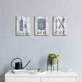 thumbnail image 6 of Conipit Navy Blue Kitchen Wall Art Love Eat Wall Decor Canvas Kitchenware Pictures Vintage Wood Grain Painting Inspirational Artwork Prints Artwork 12''x16''x3 PCS FRAMED, 6 of 7
