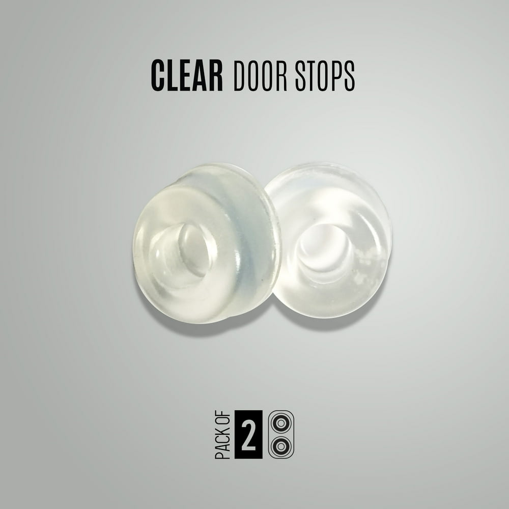 Door Stop (Small) Door Knob Bumper & Wall Protector. Sound Dampening