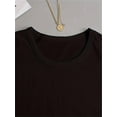 thumbnail image 3 of Graphic Print Solid Short Sleeve Crew Neck For Summer & Spring, You Should See My Patience T-Shirt, Women's Casual Top Tee For Adult, Men, Women, Teen, Teenager, Adolescent, Youth, 3 of 6