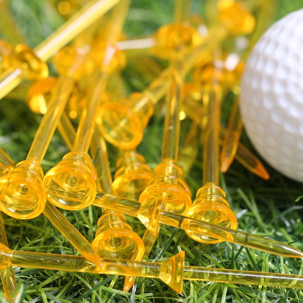 50pcs Ball Nail Portable Golf Ball Nail Tees Ayudas para entrenamiento deportivo (Amarillo) Ndcxsfigh Para Estrenar