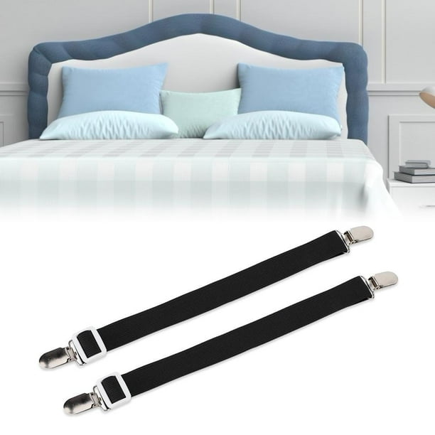 Greensen 2Pcs Multipurpose Bed Sheet Clip Straps Gripper Nonslip