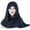 Navy, variant on BKQCNKM Turbans for Women, Hijab Scarf for Women, Head Scarf, Muslim Dresses for Women, Gray One Size