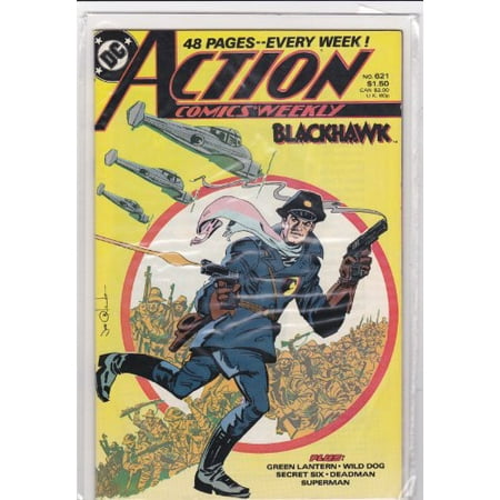 Action Comics Weekly #621, October 11, 1998 Issue, Blackhawk - Green Lantern - Wild Dog - Secret Six - Deadman - Superman, Comic Book For Collectors