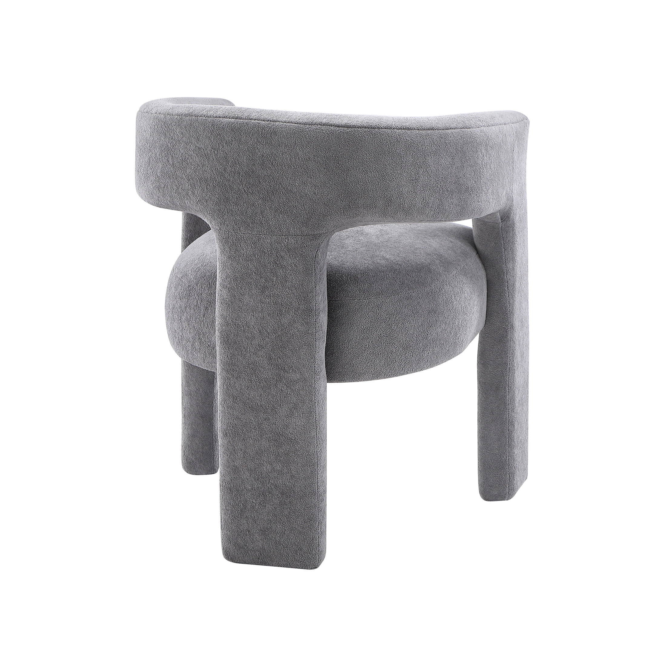 OakvillePark Kora Modern Boucle Dining Chairs, Dark Gray (Set of 2)