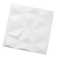 thumbnail image 3 of Paneles de pared 3D de PVC de 19,7 pulgadas, decorativos, texturizados, para decoración de interiores, color blanco, 12 unidades, 3 of 14