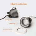 thumbnail image 5 of Focos LED redondos IP65, impermeables, COB, lámpara de techo de aluminio, foco de luz para cocina, ducha, baño, iluminación interior y exterior, 5 of 5