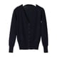 thumbnail image 1 of Suéter liso con cuello en V Minnieouse para mujer Azul oscuro L, 1 of 6