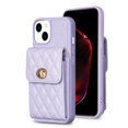 thumbnail image 2 of Dteck Wallet Case for iPhone 15 Plus, Cute Luxury Bag Design, Elegant Purse Flip Card Pouch Cover Soft PU Leather Case with Shoulder Strap,Light Purple, 2 of 6