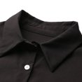 thumbnail image 3 of Chemise une-Pièce pour Femme, Jupe Plissée à Manches Longues, 3 of 5