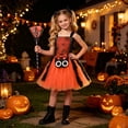 thumbnail image 2 of HAYIMI Child Toddler Sleeveless Dress Cartoon Shaped Hallowmas Colorful Holiday Party Performance Holiday Comfort Dresses, 2 of 7