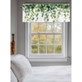 thumbnail image 3 of Country Green Leaves Curtain Valances for Windows, Country Pastoral Vines Plants Kitchen Valance Window Treatment, Light Filtering Block Curtains for Bathroom/Bedroom/Living Room 42'' x 18'', 3 of 9