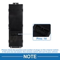 thumbnail image 4 of Interruptor de ventana eléctrica Unique Bargains No. 935704X000 para el lado del conductor delantero para Kia K2 Rio 3 2011-2017 Negro, 4 of 7