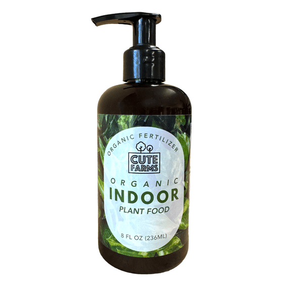 Organic Liquid Plant Food for Houseplants & Outdoor Pot Plants - All-Purpose Fertilizer (8 oz) Cute Farms