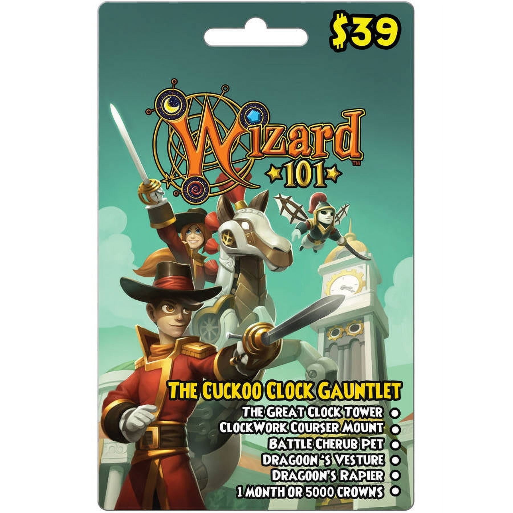 Kingsisle Wizard101 Cuckoo Clock Gauntlet Gift Card - [Digital]