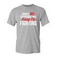 thumbnail image 1 of Kung Fu Fight Sarcastic Humor Graphic Novelty Super Soft Ring Spun Funny T Shirt, 1 of 3