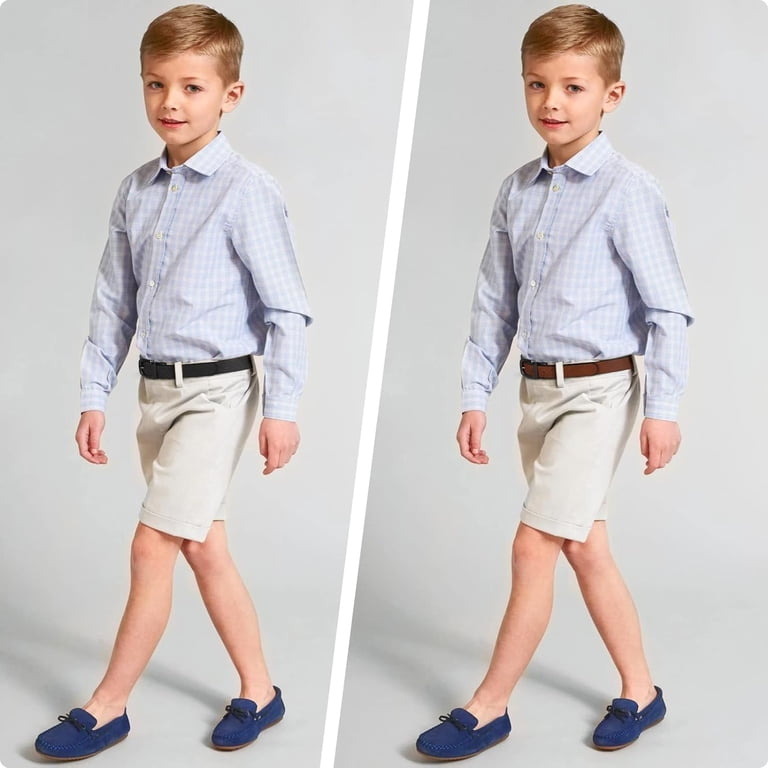Boys Reversible Leather Belt School Uniform Casual Jeans  display picture 1