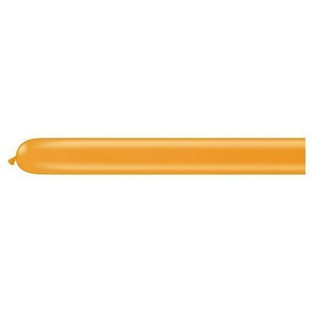 260Q Qualatex Orange Latex Entertainer Balloons (100 Pack) - Party Supplies Decorations