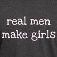 thumbnail image 3 of CafePress - Real Men Make Girls T Shirt - Men's Classic Graphic Cotton T-Shirt, 3 of 4