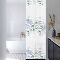 thumbnail image 3 of Eucalyptus Flower Window Privacy Film, Sage Green Leaf Blue Floral Watercolor Static Cling UV Sun Blocking Heat Control Window Tint, Non-Adhesive One Way Windows Privacy Cover 17.7''x78.7'', 3 of 7