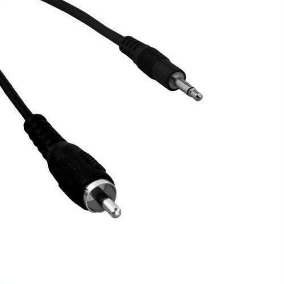 Kentek 6 Feet FT 3.5mm AUX auxiliary male to Mono RCA male M/M cable cord stereo audio for PC MAC iPod iPhone MP3 car monitor
