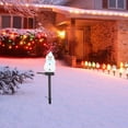 thumbnail image 4 of Luz Solar de de Navidad, luz de estaca de paisaje de muñeco de nieve, impermeable, decorativa para entrada exterior, decoración de Navidad Azul mayimx Luces de camino, 4 of 6