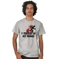 thumbnail image 4 of Tried It Home Nerd Science Project Plus Size Crewneck Graphic Tee Shirt Brisco Brands 4X, 4 of 5