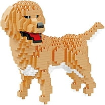 Remocguys Larcele Dog Building Mini Blocks Sets Not Compatible with Lego Animal Home Decor Christmas for Adults Girls