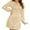 Beige, variant on biudgviw Cocktail Dresses for Women Sequin Long Sleeve V Neck Mini Dress Fashion Party Sparkly Clubwear Dress
