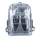 thumbnail image 2 of Xihbxyly Mochila Transparente Resistente, Amplio Compartimento para Portátil, Diseño de Pvc Transparente, Apta para Estadios, Correas Ajustables Ergonómicas, Duradera y Elegante, 43 X 32 X 15 Cm., 2 of 7