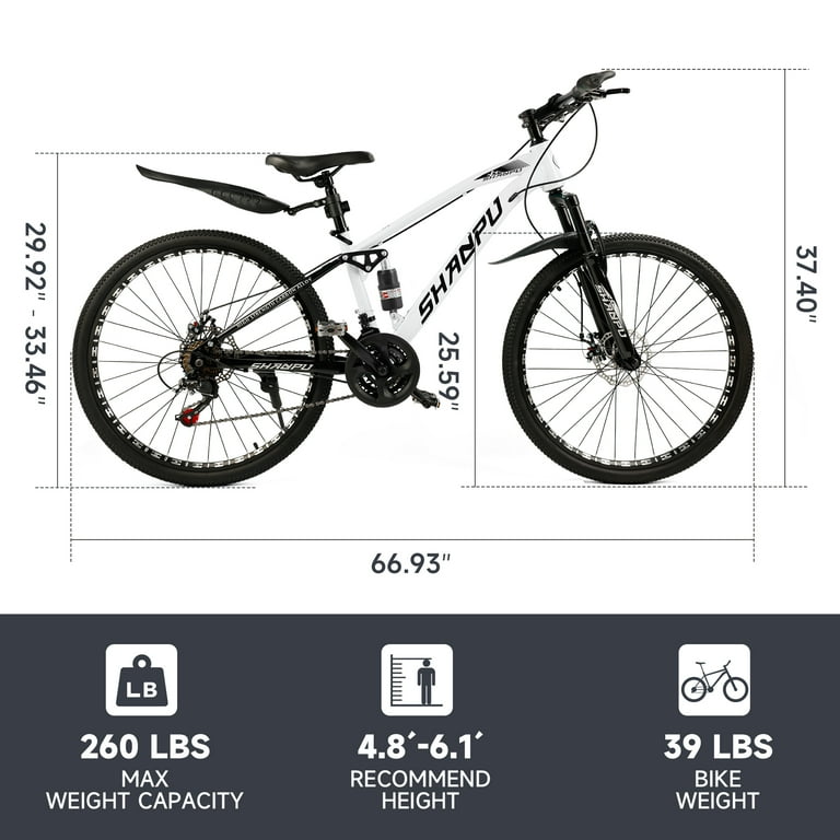 自転車本体 26 inch bicycle 26 Inch Integrated Wheel MTB Bike - 27 Speed & High Carbon