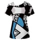 thumbnail image 5 of Camiseta sin tirantes con estampado de amor de manga corta y cuello redondo de verano para mujer Blusas OAVQHLG3B Store  lin121212, 5 of 5