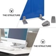 thumbnail image 3 of MasteelfCA 1pc Desktop Divider Clamp Table Divider Clamp Lengthen Desk Divider Clip, 3 of 8