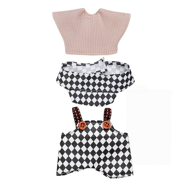 Conjunto de ropa de moda para muñecas. Trajes de tela suave y accesorios para muñecas. Para jugar en interiores y exteriores. Disfraces.