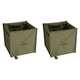 thumbnail image 1 of Picnic Lona Plegable Con Asa Bote Basura Portátil para Exteriores (oscuro) Verde, 1 of 3