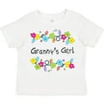 thumbnail image 3 of Inktastic Grannys Girl- Bright Flowers Girls Toddler T-Shirt, 3 of 5