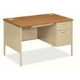 thumbnail image 2 of HON HP3251R.C.L 48 in. x 30 in. x 29.5 in. Metro Classic Series Right Pedestal Desk - Harvest/Putty, 2 of 2