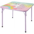 Heritage Kids Unicorn 3 Piece Table & Chair Set with 2 Folding Chairs