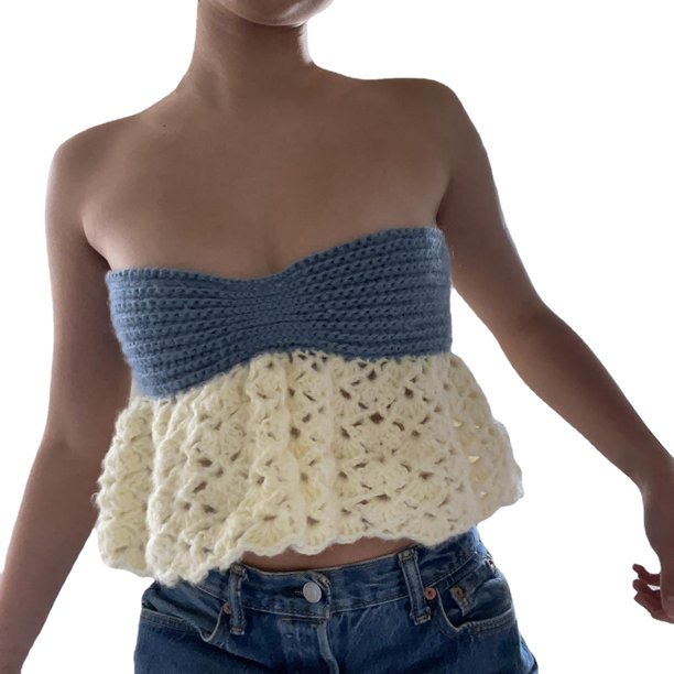 Gibobby Chaleco sin mangas con tirantes sexy para mujer Diseño simple y exquisito(Azul,CH)