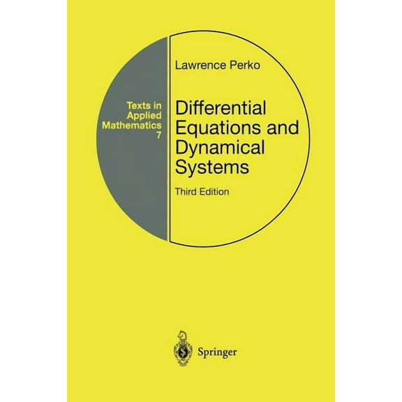 Differential Equations and Dynamical Systems